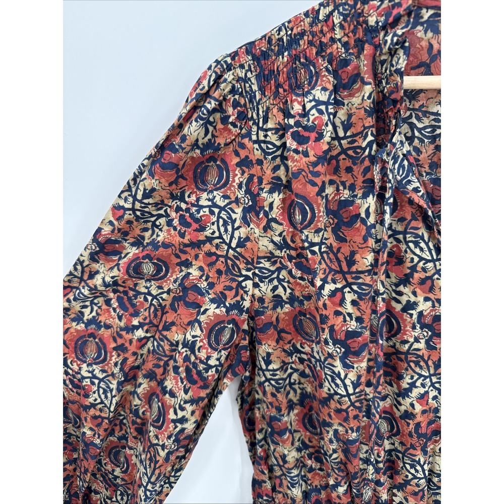 Lauren Ralph Lauren Womens Pre Fall Floral Drop Waist Dress Size 14 Boho Comfort - Picture 2 of 10